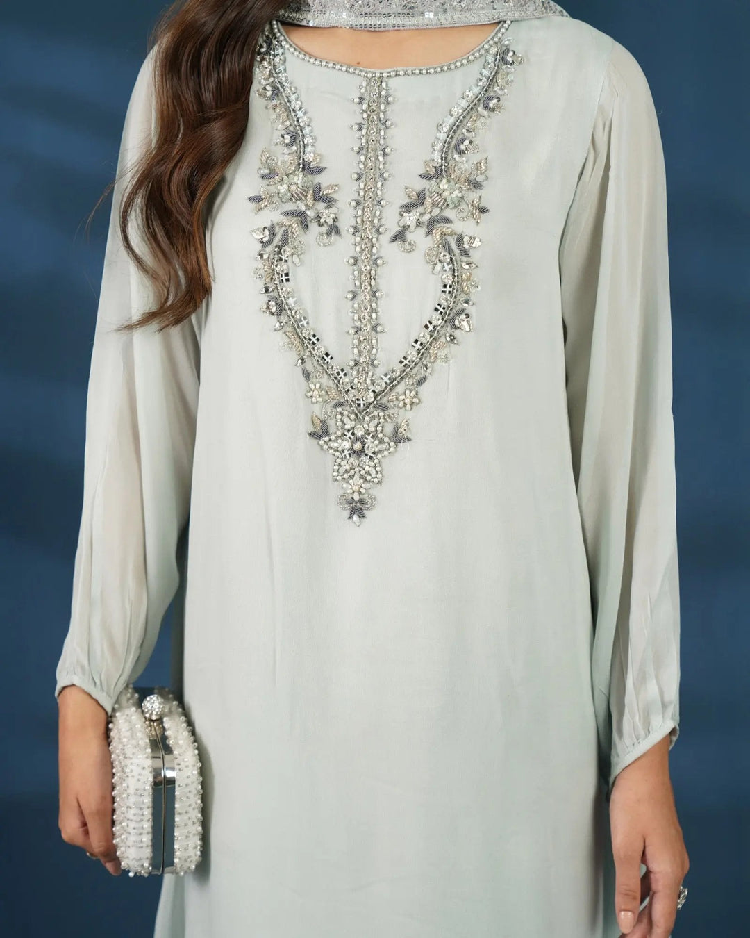 Chiffon Frock | 4110 Sha Posh Textile
