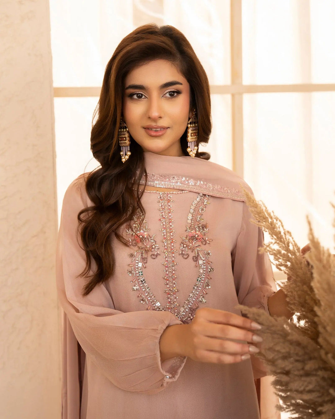 Chiffon Frock | 4110 Sha Posh Textile