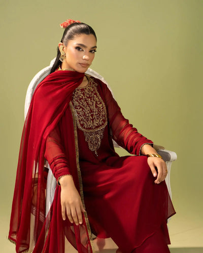 Chiffon Frock | 9809 Sha Posh Textile