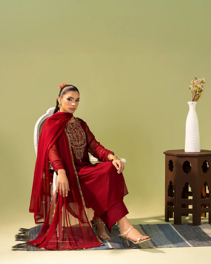 Chiffon Frock | 9809 Sha Posh Textile