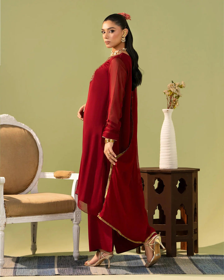 Chiffon Frock | 9809 Sha Posh Textile