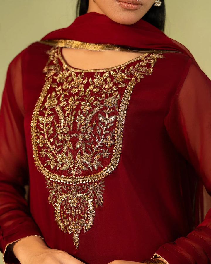 Chiffon Frock | 9809 Sha Posh Textile