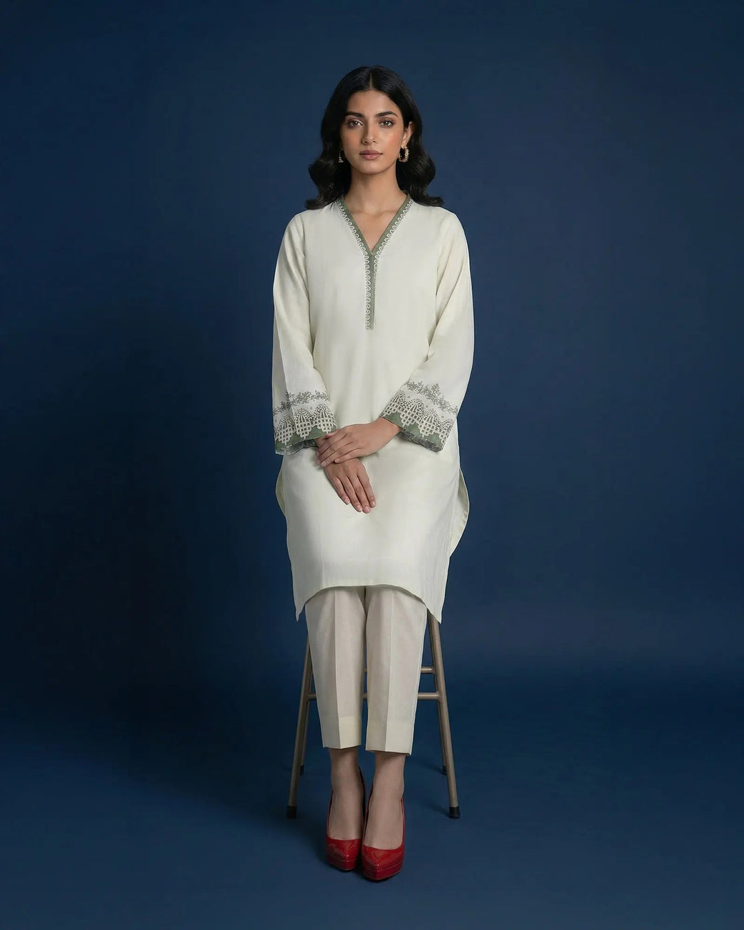 Jacquard Cotton 2PC | 17437 Sha Posh Textile
