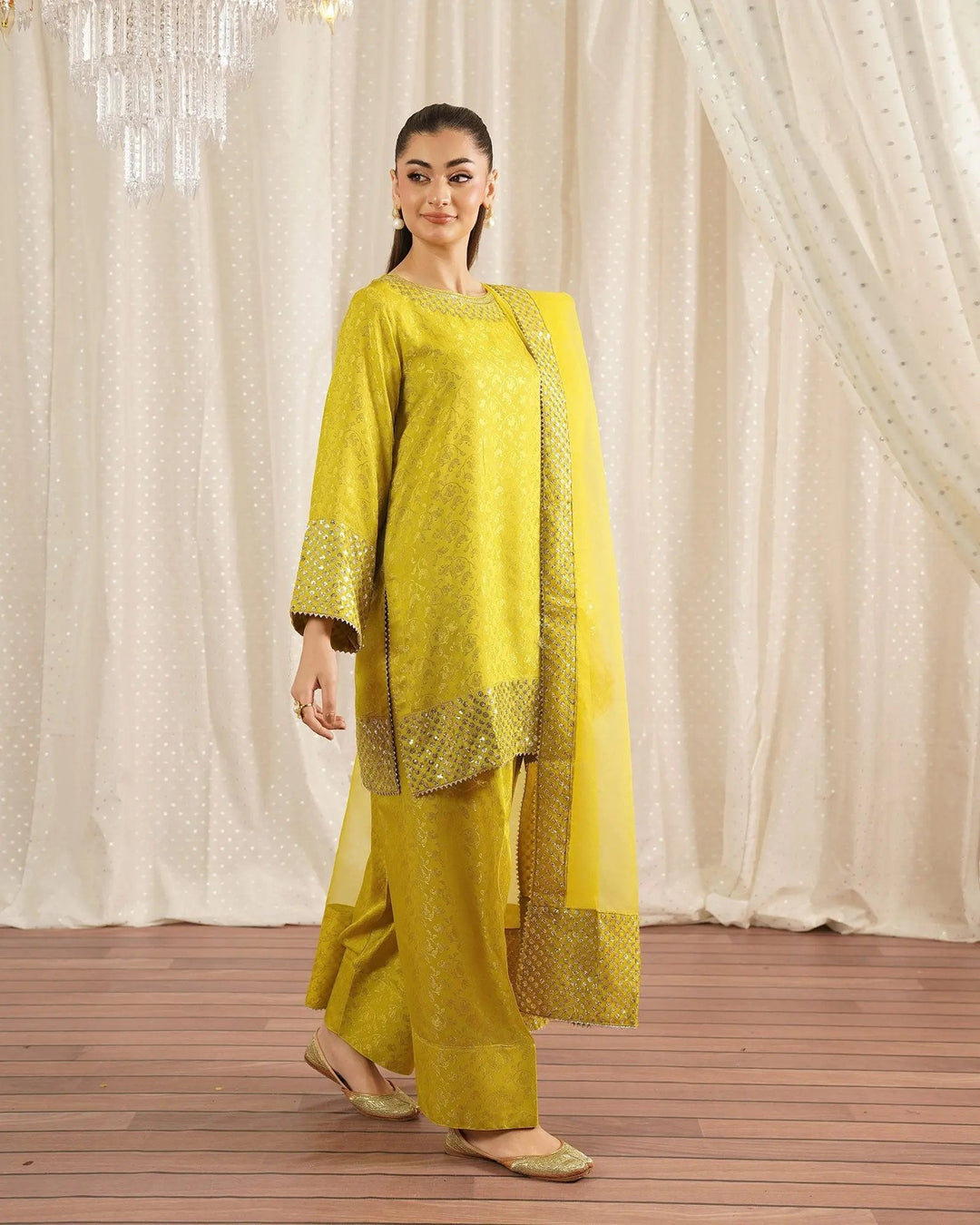 Jacquard Viscose 3PC | 1330 Sha Posh Textile