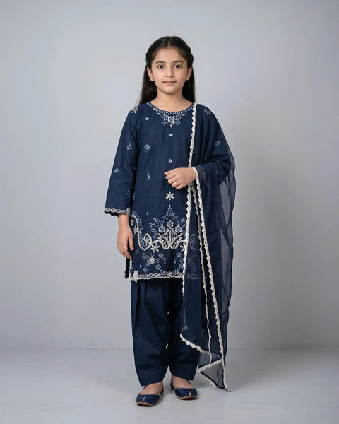 Kids Cambric Cotton 3PC | 4128 Sha Posh Textile