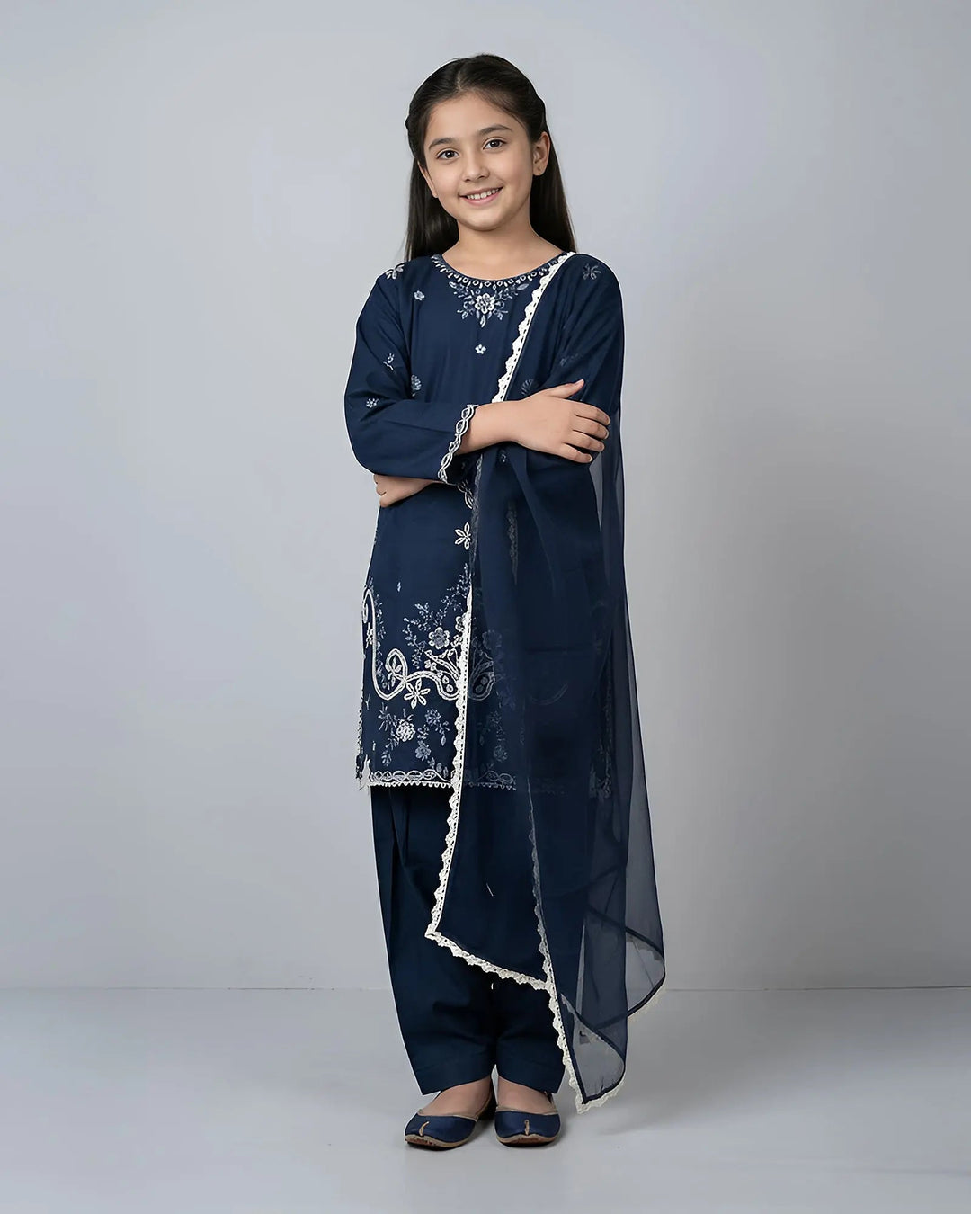 Kids Cambric Cotton 3PC | 4128 Sha Posh Textile