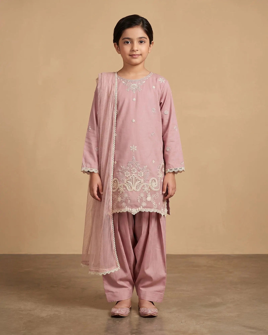 Kids Cambric Cotton 3PC | 4128 Sha Posh Textile