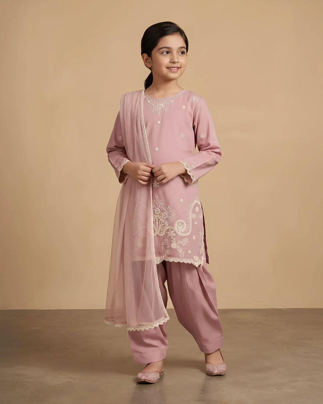 Kids Cambric Cotton 3PC | 4128 Sha Posh Textile