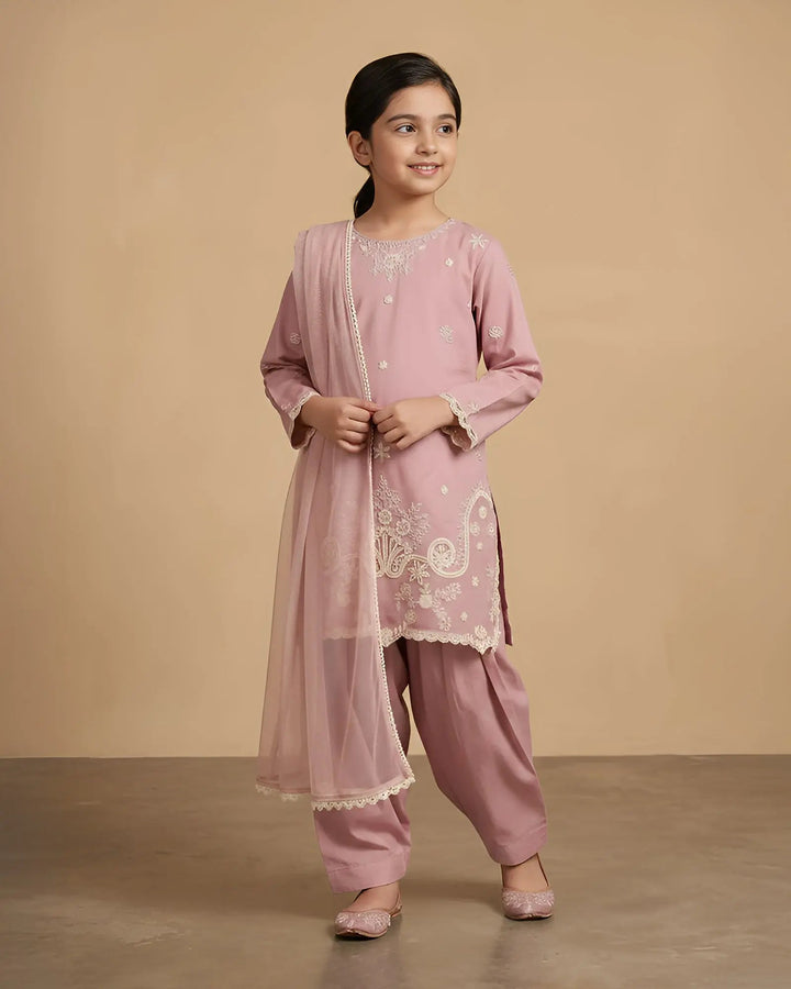 Kids Cambric Cotton 3PC | 4128 Sha Posh Textile