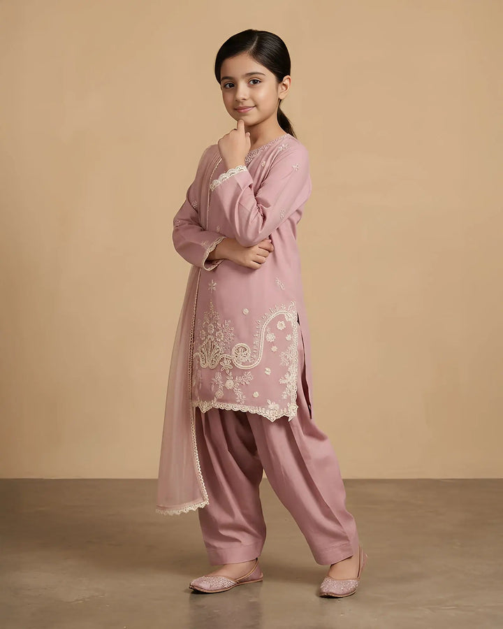 Kids Cambric Cotton 3PC | 4128 Sha Posh Textile