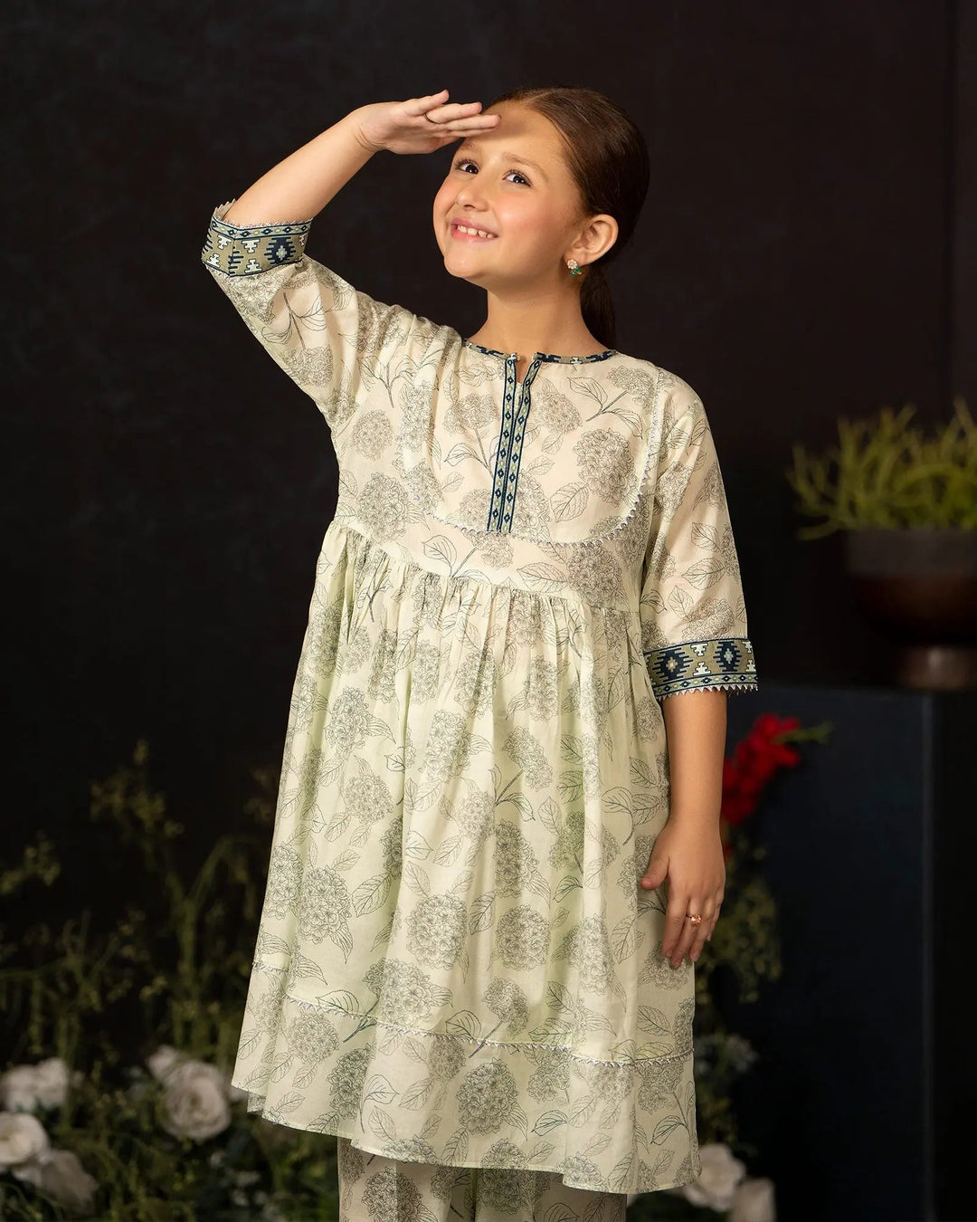 Kids Cotton Frock | 17556 Sha Posh Textile