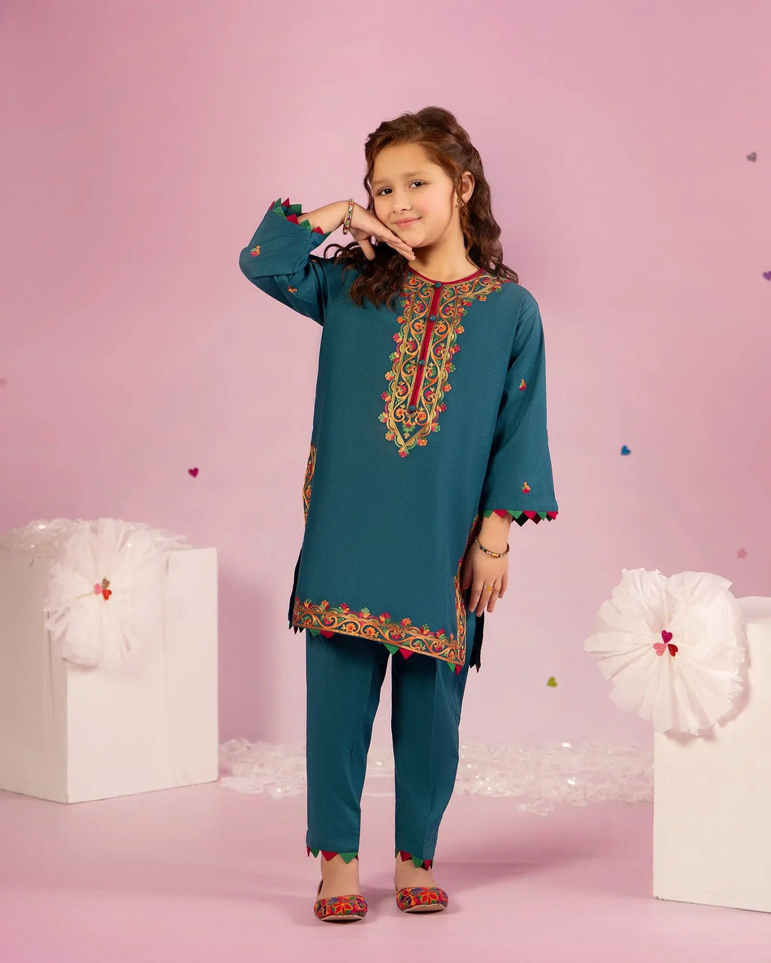Kids Cross Slub Cotton 2PC | 1321 Sha Posh Textile