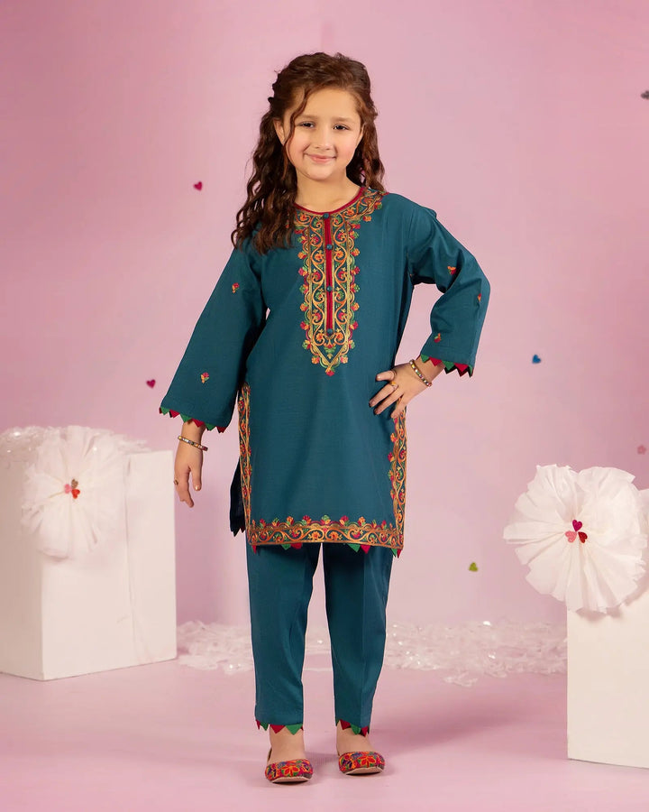 Kids Cross Slub Cotton 2PC | 1321 Sha Posh Textile