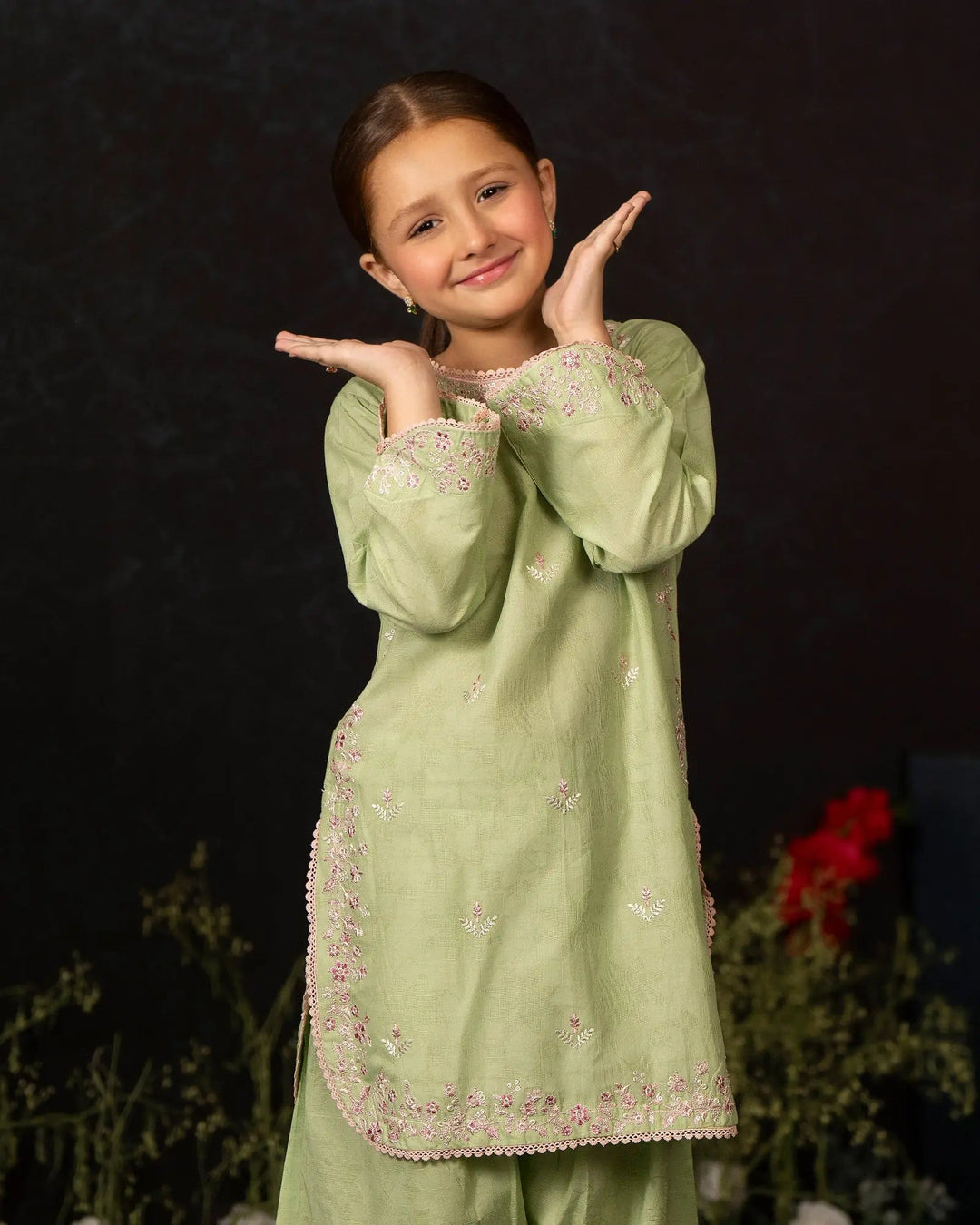 Kids Jacquard Cotton 2PC | 1226 Sha Posh Textile