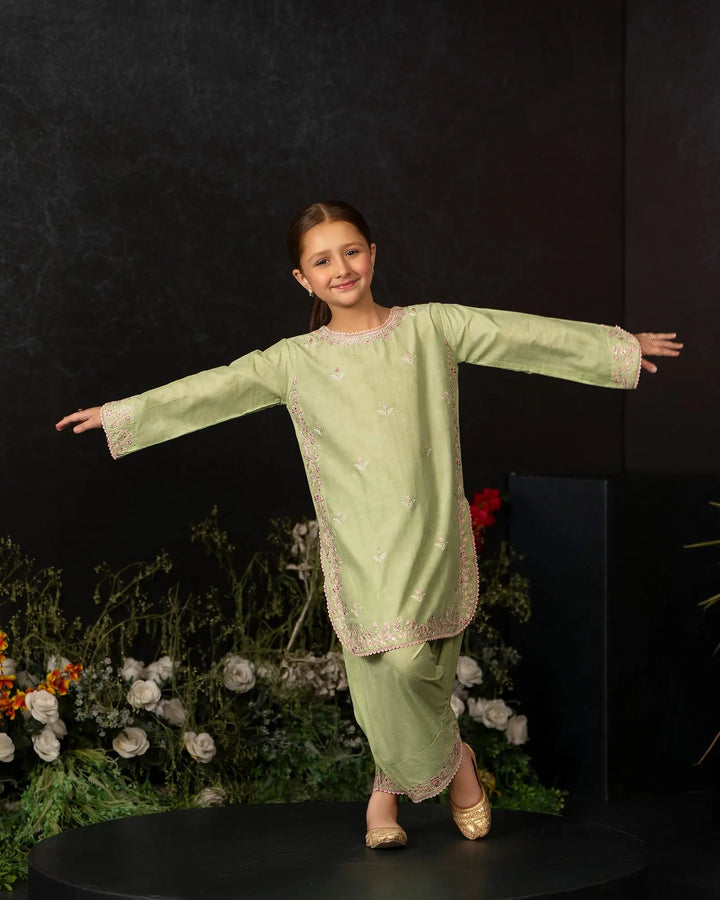 Kids Jacquard Cotton 2PC | 1226 Sha Posh Textile
