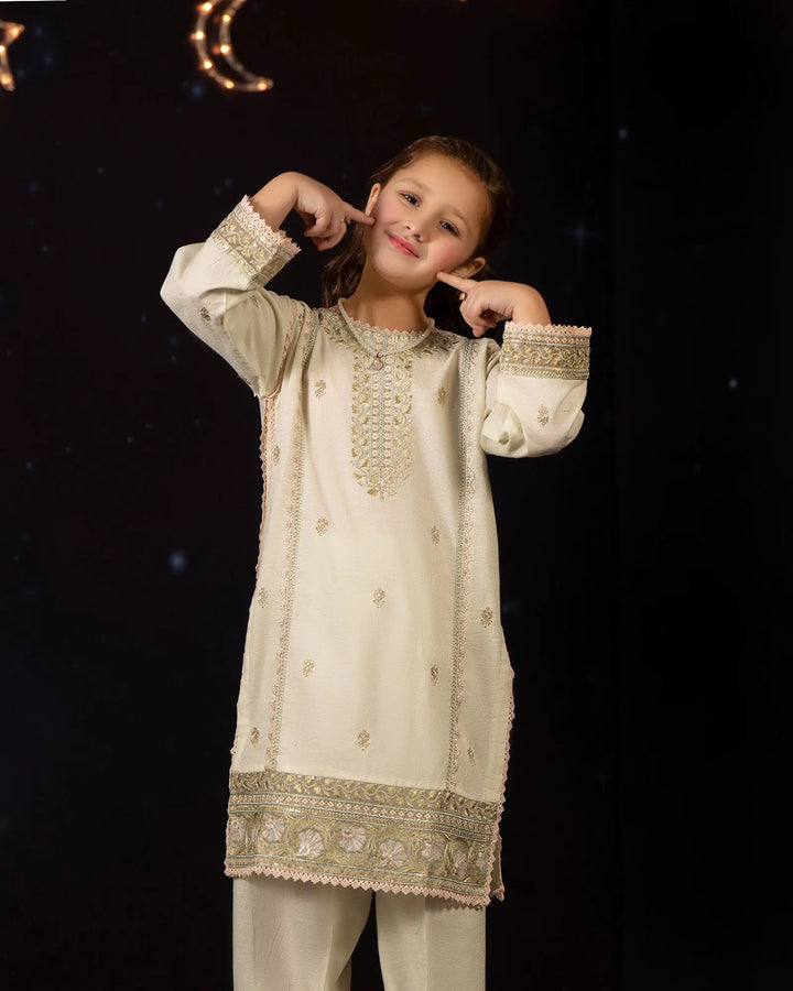 Kids Jacquard Cotton 2PC | 17432 Sha Posh Textile