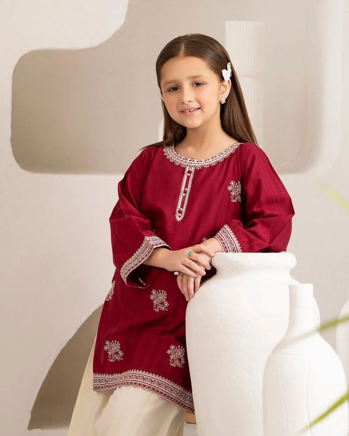 Kids Jacquard Cotton 2PC | 17582 Sha Posh Textile