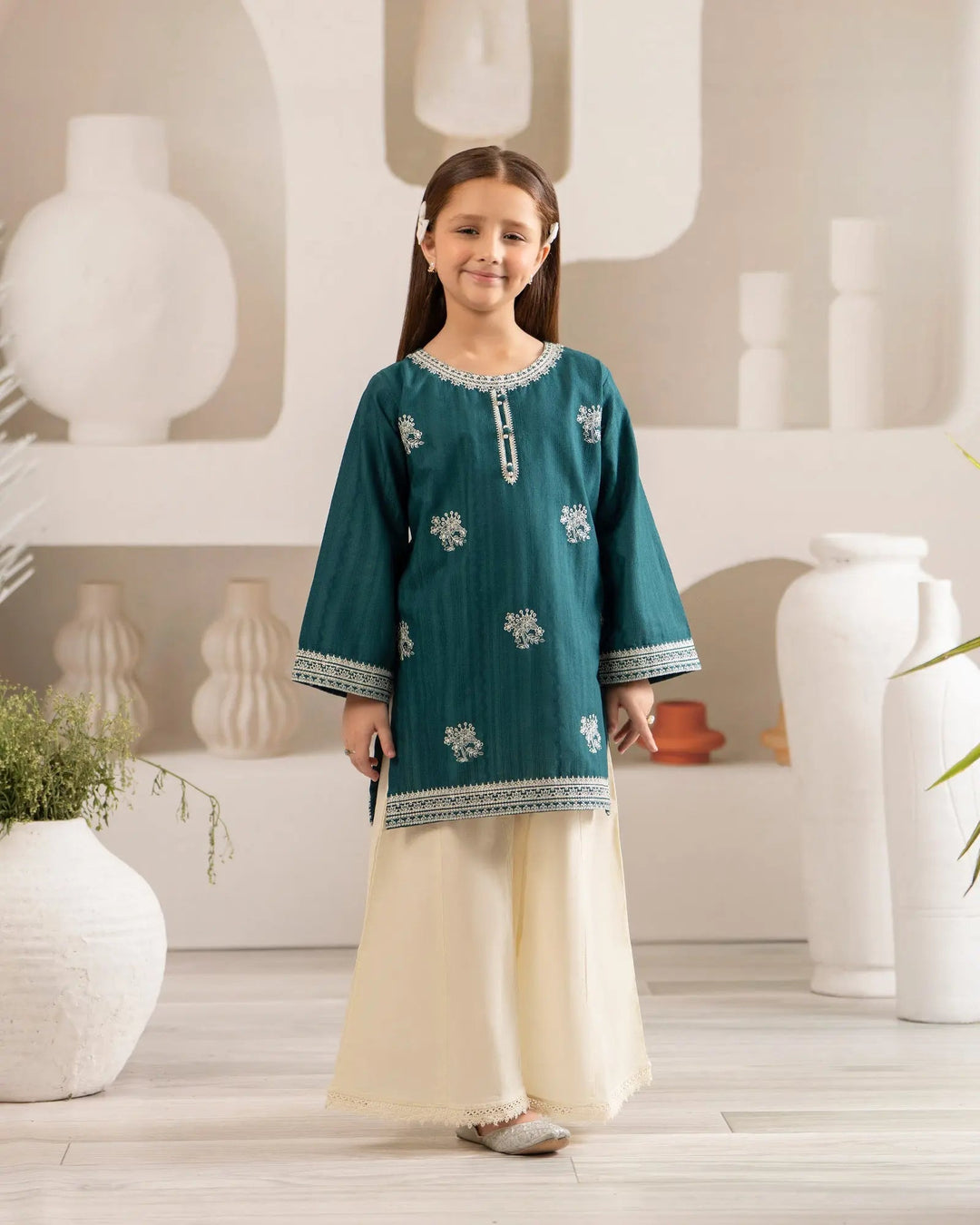 Kids Jacquard Cotton 2PC | 17582 Sha Posh Textile