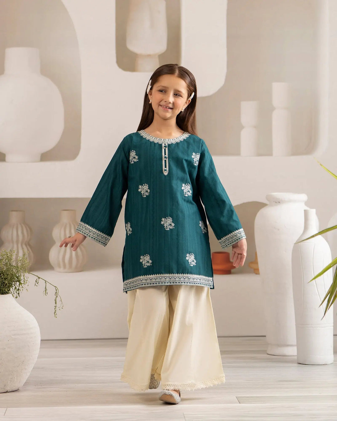 Kids Jacquard Cotton 2PC | 17582 Sha Posh Textile