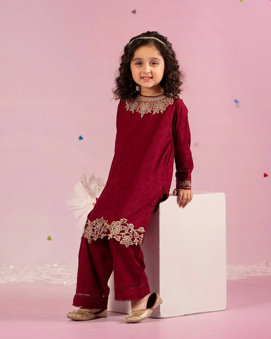 Kids Jacquard Cotton 3PC | 4101 Sha Posh Textile