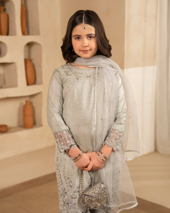 Kids Korean Raw Silk 3PC | 1174 Sha Posh Textile