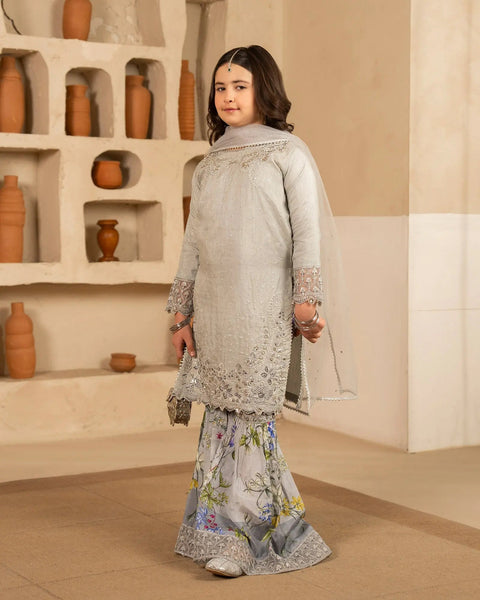 Kids Korean Raw Silk 3PC | 1174 Sha Posh Textile