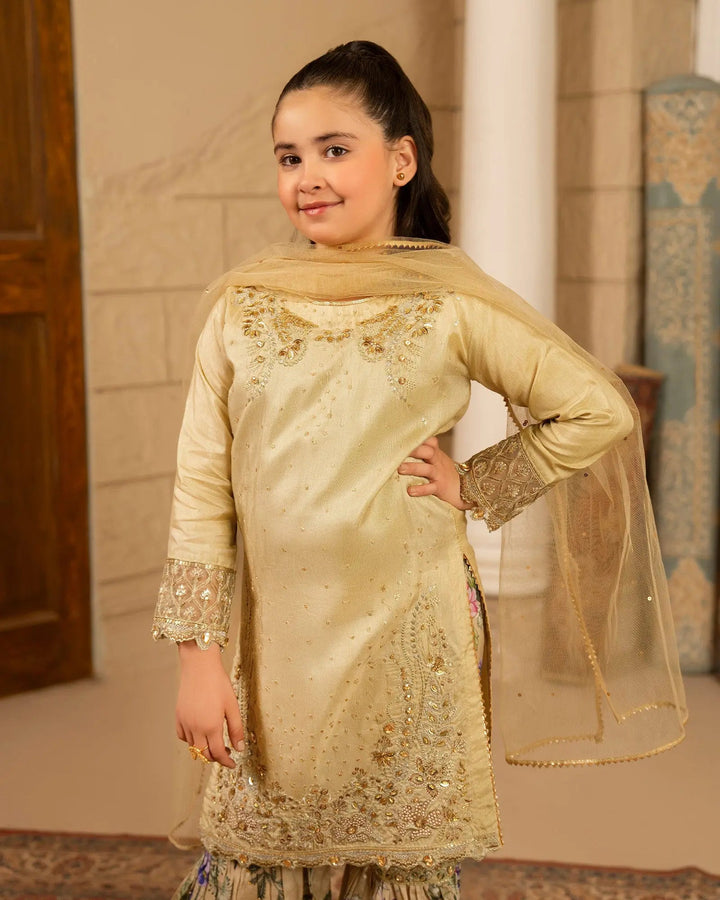 Kids Korean Raw Silk 3PC | 1174 Sha Posh Textile