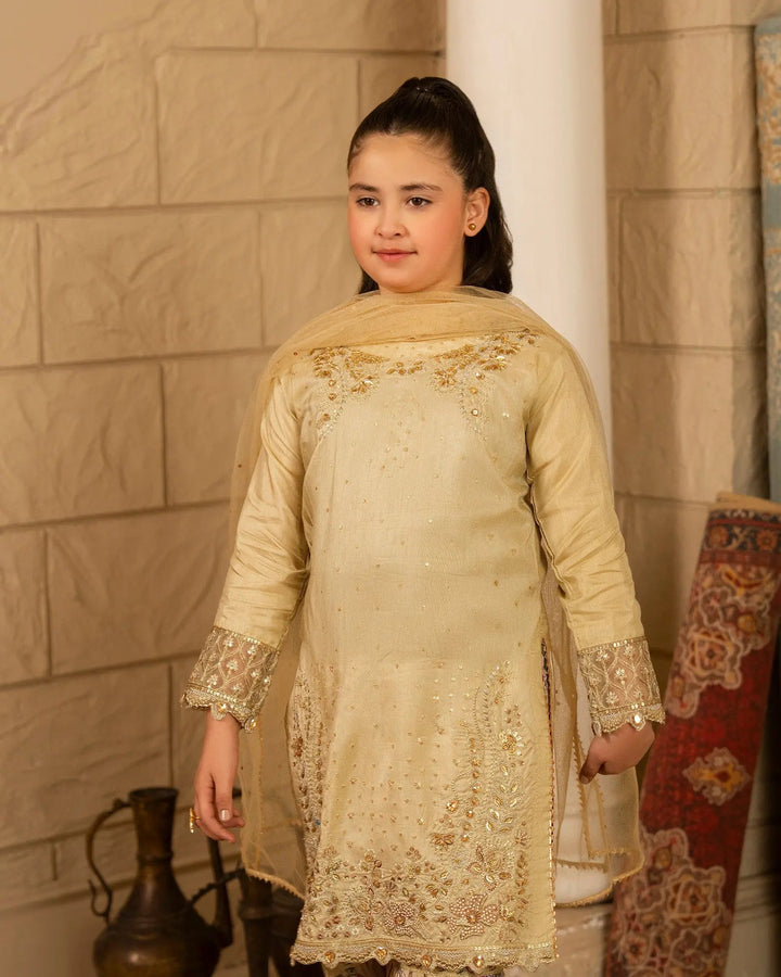 Kids Korean Raw Silk 3PC | 1174 Sha Posh Textile