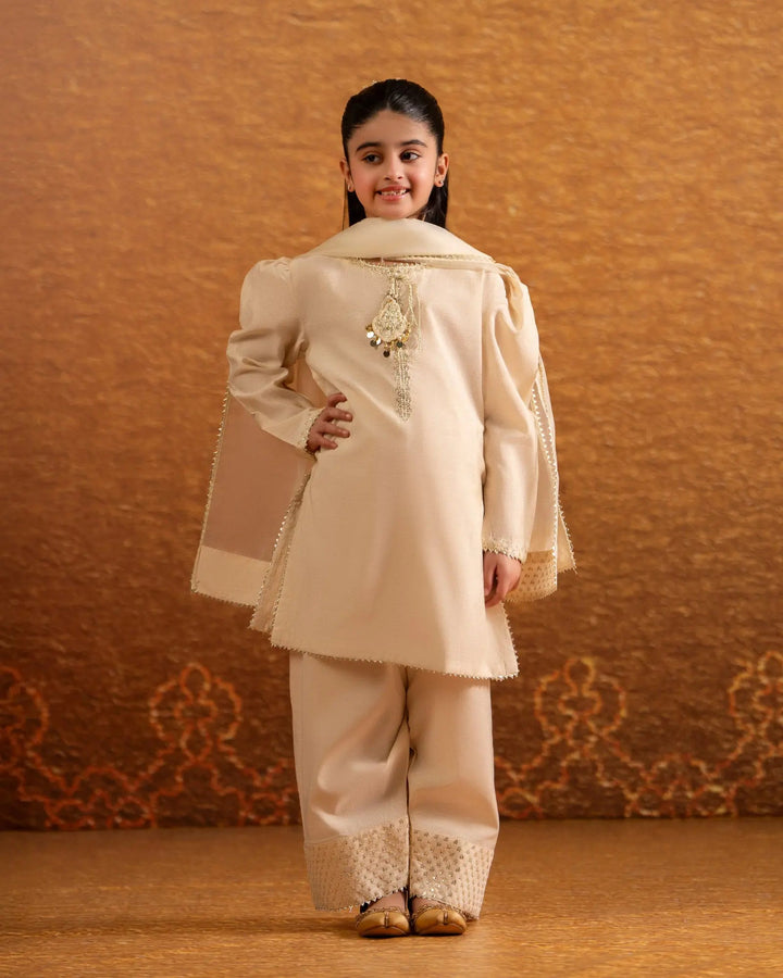 Kids Plain Paper Katan 3PC | 4119 Sha Posh Textile