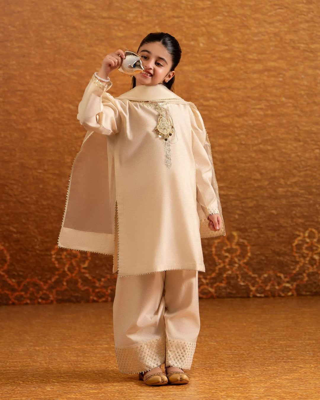 Kids Plain Paper Katan 3PC | 4119 Sha Posh Textile