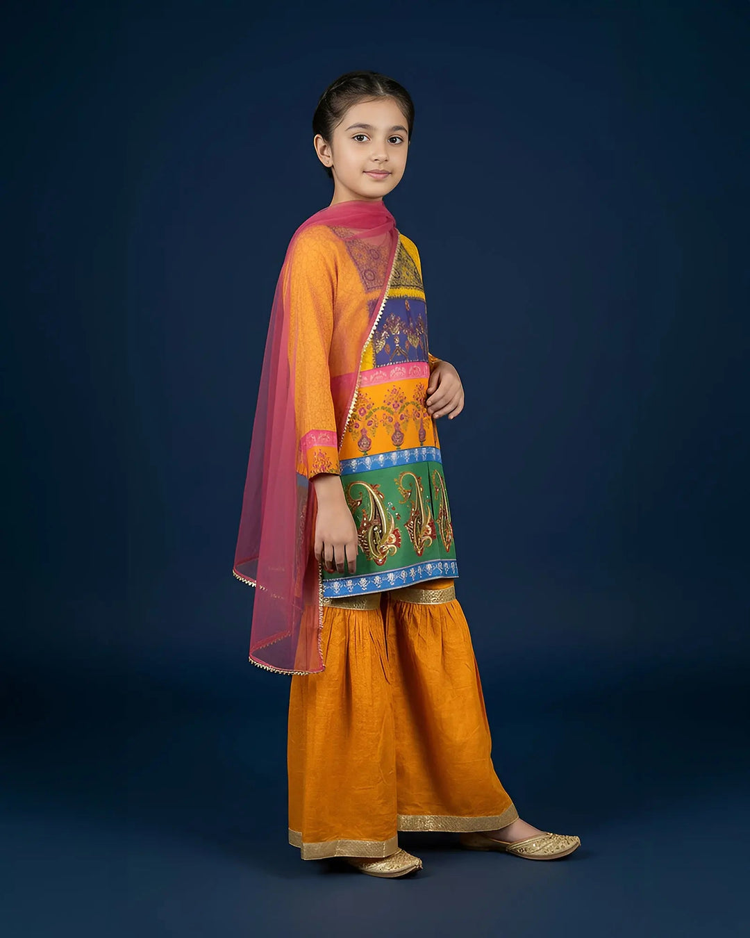 Kids Raw Silk 3PC | 16427 Sha Posh Textile