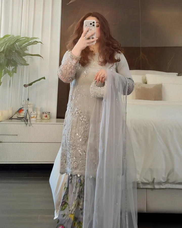Korean Raw Silk 3PC | 1174 Sha Posh Textile