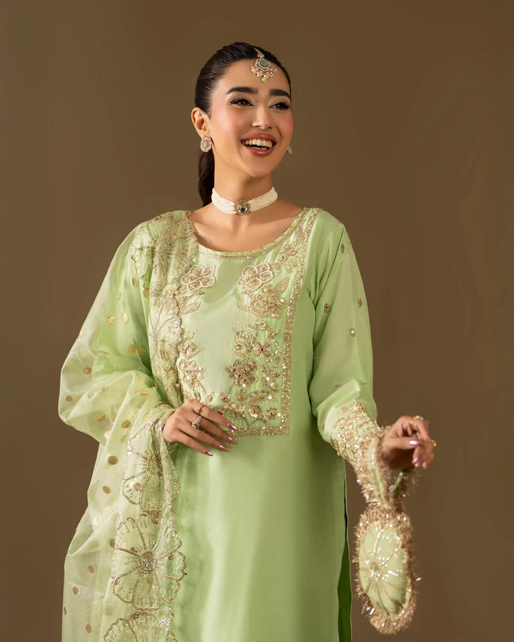 Pure Raw Silk 3PC | 428 Sha Posh Textile