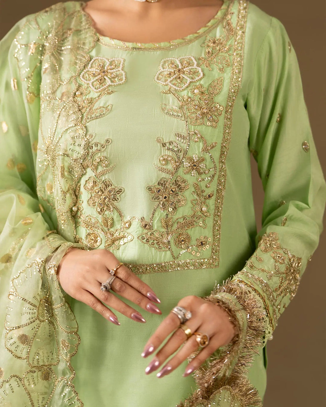 Pure Raw Silk 3PC | 428 Sha Posh Textile
