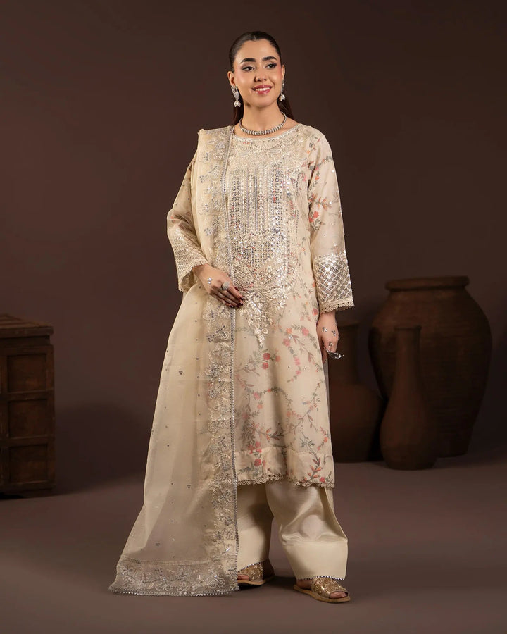 Raw Silk 3PC | 16432 Sha Posh Textile