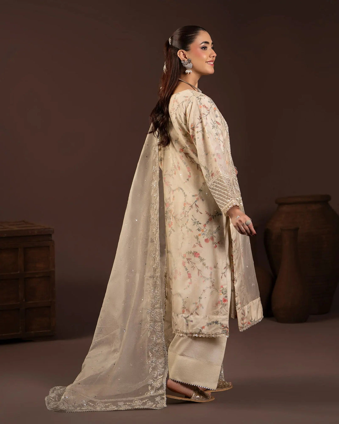 Raw Silk 3PC | 16432 Sha Posh Textile