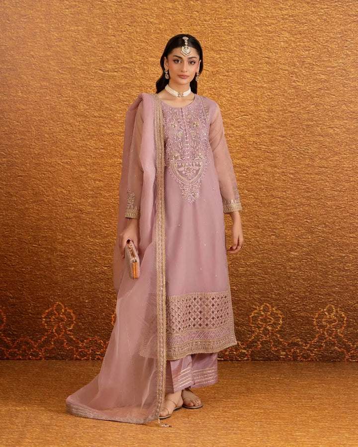 Semi Pure Organza 3PC | 9792 Sha Posh Textile