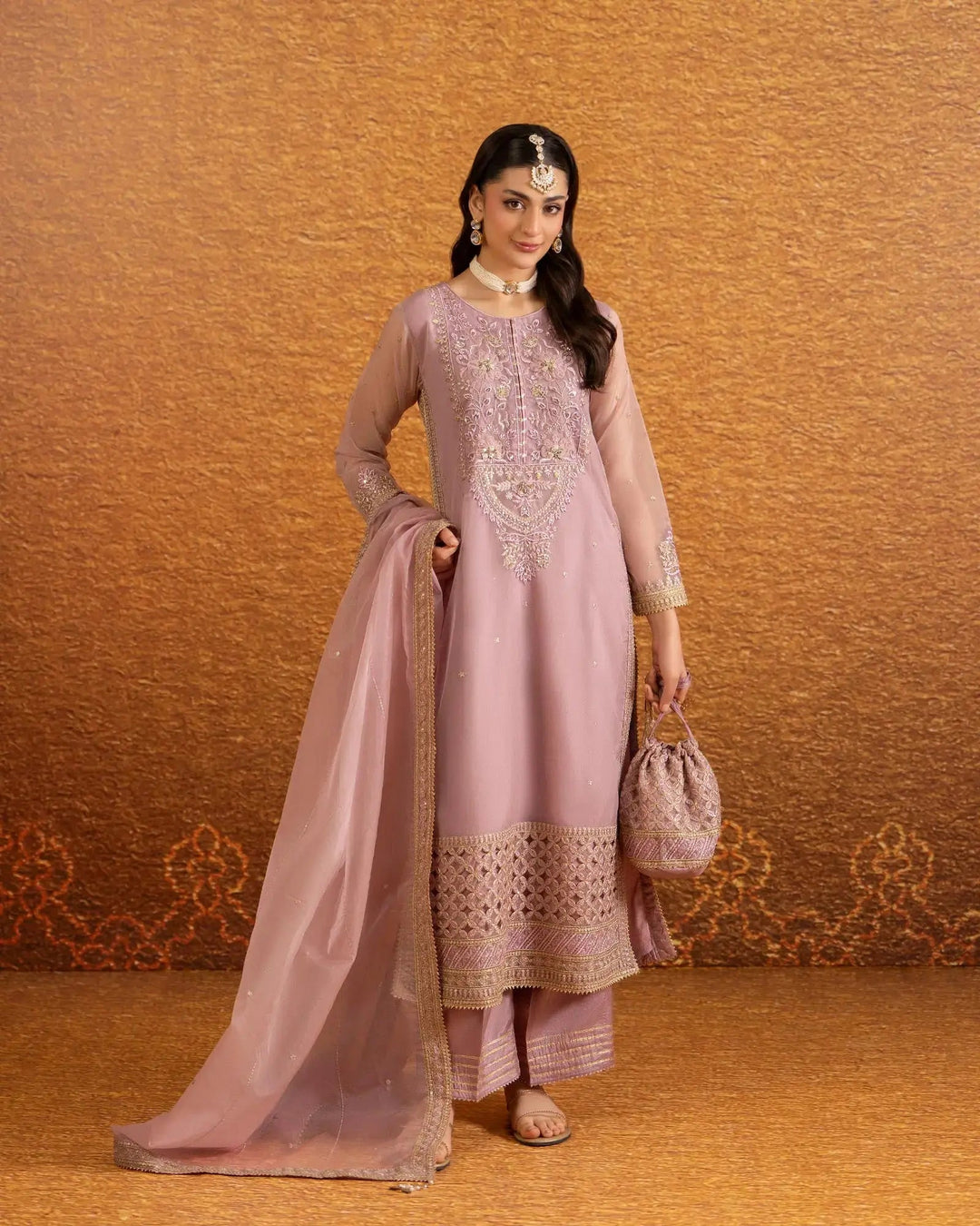 Semi Pure Organza 3PC | 9792 Sha Posh Textile