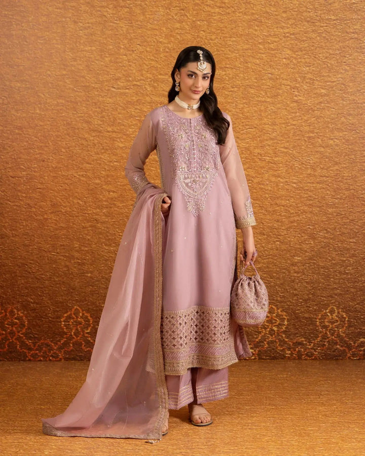 Semi Pure Organza 3PC | 9792 Sha Posh Textile