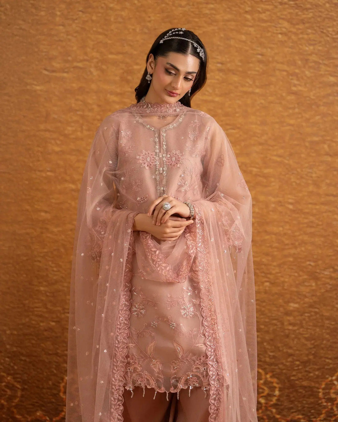 Semi Pure Organza 3PC | 9794 Sha Posh Textile