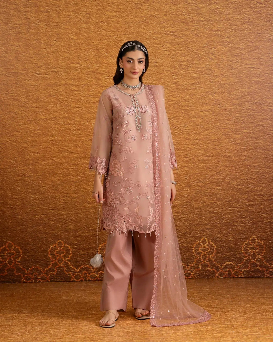 Semi Pure Organza 3PC | 9794 Sha Posh Textile