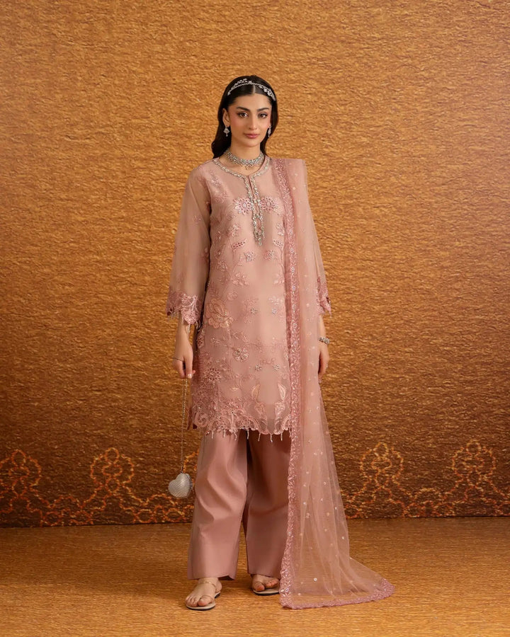 Semi Pure Organza 3PC | 9794 Sha Posh Textile