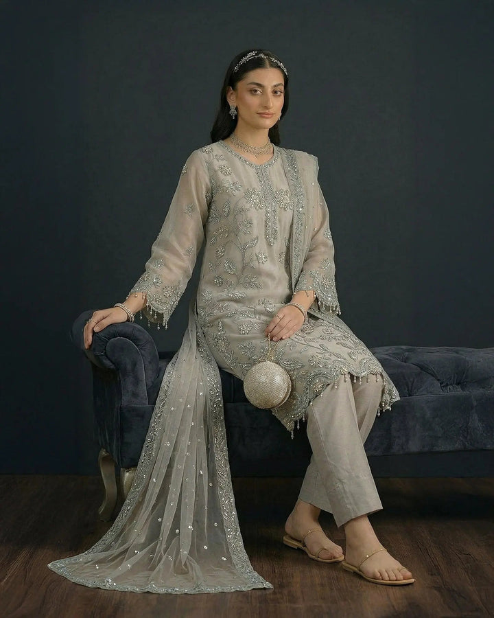 Semi Pure Organza 3PC | 9794 Sha Posh Textile