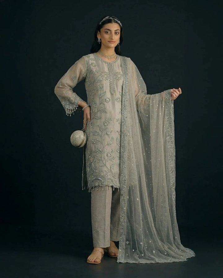 Semi Pure Organza 3PC | 9794 Sha Posh Textile