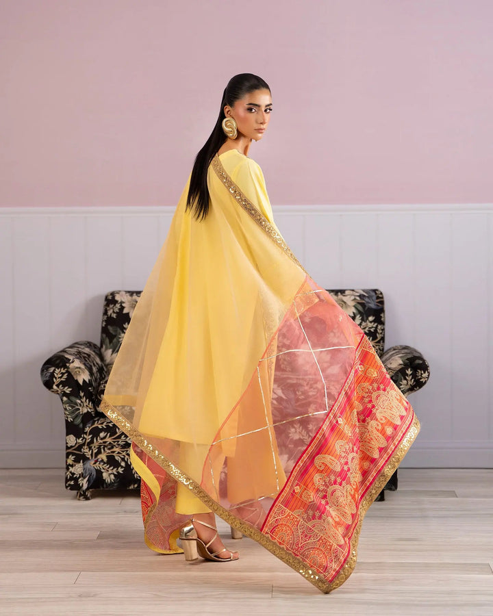Women Dull Raw Silk 3 Pcs Suit | 2285 Sha Posh Textile