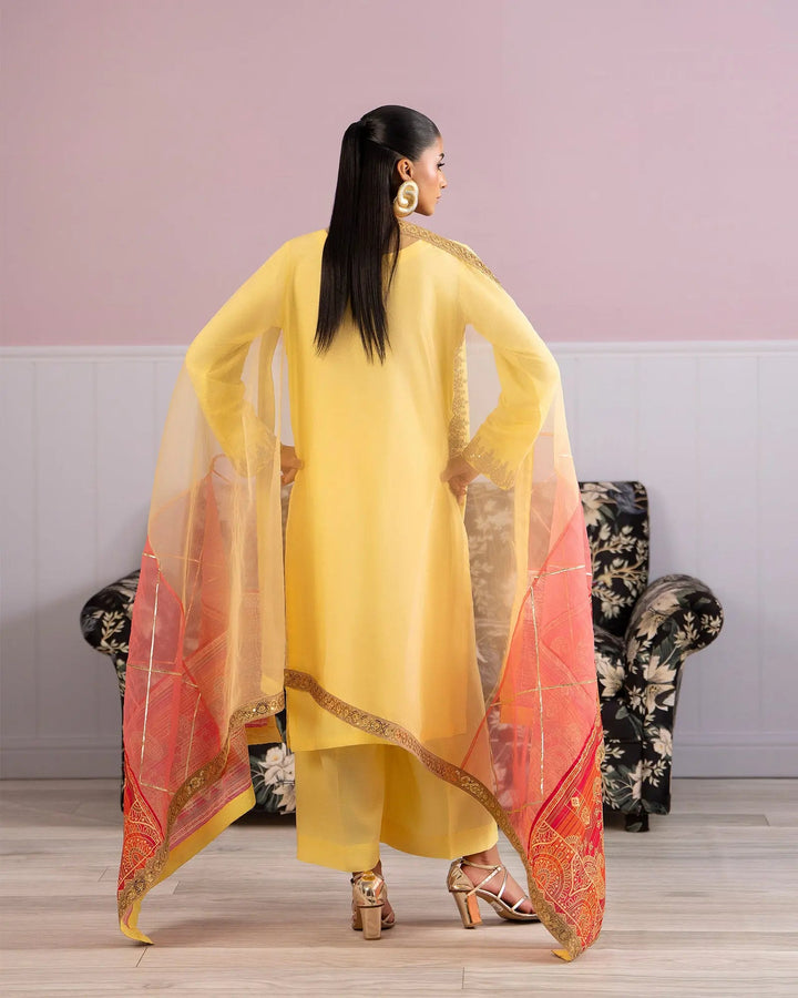Women Dull Raw Silk 3 Pcs Suit | 2285 Sha Posh Textile